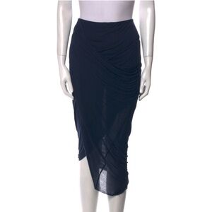 Helmut Lang Asymmetrical Wrap Kinetic Skirt